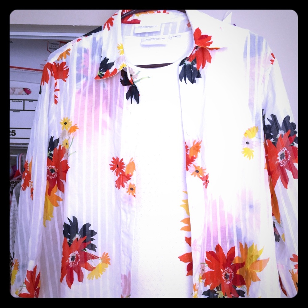 Liz Claiborne 2 Piece summer top